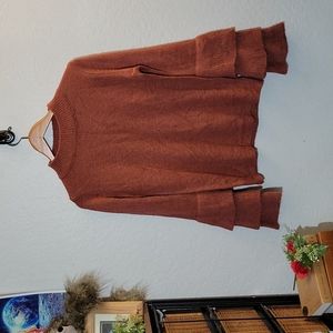 STACCATO Layered Bell Sleeve Sweater Small